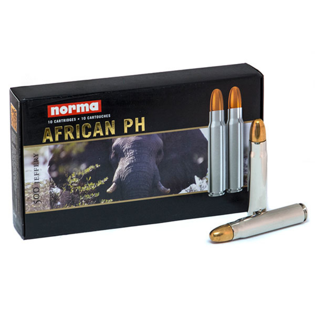 NORMA RNSN 500 JEFFERY 570GR DANGEROUS GAME AMMUNITION (10/BOX)